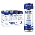 CURENT Blueberry Electrolyte Drink – Hydration + Recovery Sports Drink with Magnesium, Potassium, Calcium, Sea Salt & Coconut Water – Naturally Flavored – 16 oz