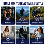 CURENT Blueberry Electrolyte Drink – Hydration + Recovery Sports Drink with Magnesium, Potassium, Calcium, Sea Salt & Coconut Water – Naturally Flavored – 16 oz